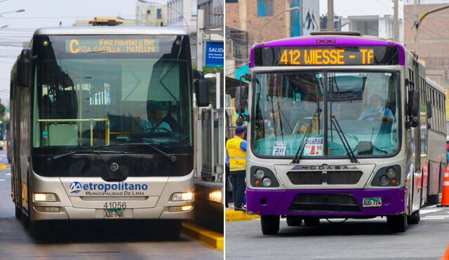 El Metropolitano y los corredores complementarios tendrán horarios específicos, asegurando una operación fluida en este día festivo. Las Líneas 1 y 2 del Metro también dispondrán de los horarios habituales. Foto: MTC