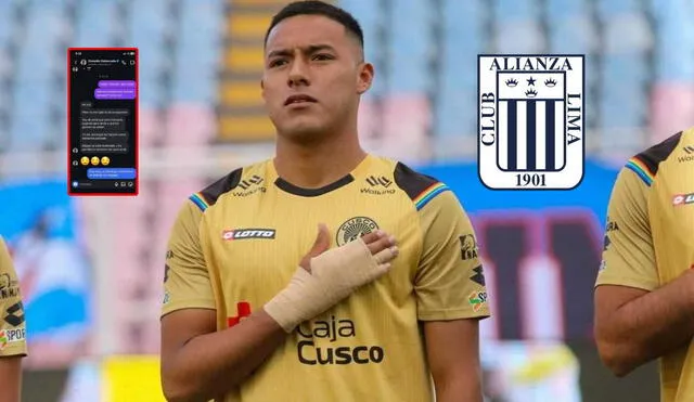 Oswaldo Valenzuela jugó en Alianza Lima antes de llegar a Cusco FC. Foto: composición LR/captura de Instagram/oswaldo_valenzuela_17