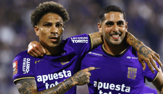 Paolo Guerrero y Pablo Sabbag