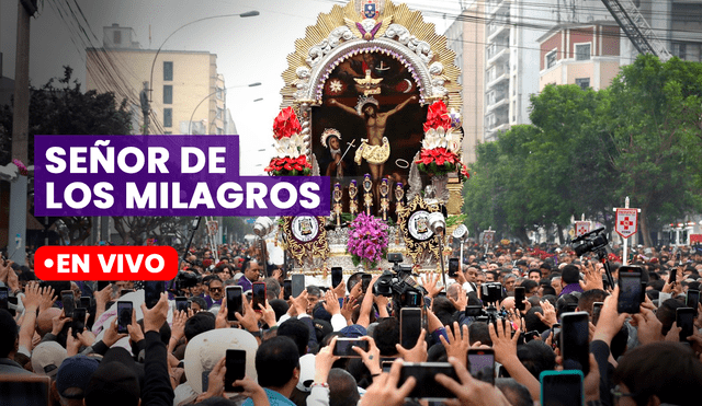 Miles de fieles se darán cita en la iglesia de la Nazarenas para la salida del Señor de los Milagros. Foto: Composición LR