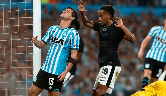 Racing se impuso en el global por 4-3. Foto: AFP