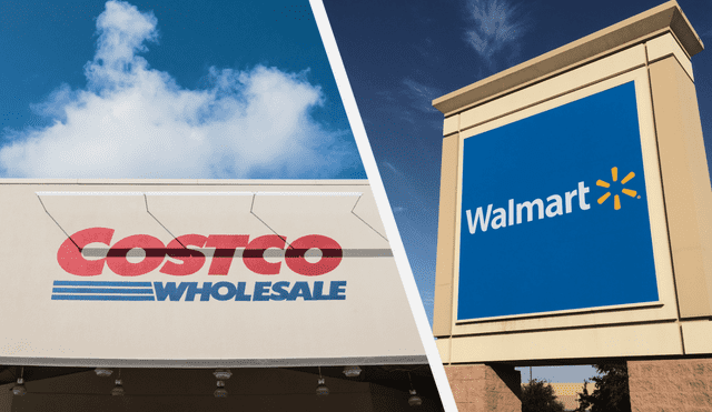 Costco y Walmart son empresas de gran importancia en los Estados Unidos. Foto: Composición LR