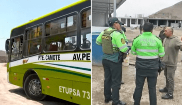 Trabajadores sufrieron robo mientras estaban en la cochera de la empresa. Foto: Captura Panamericana