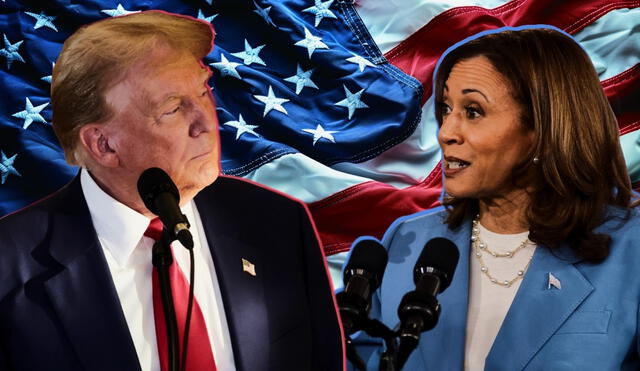 Donald Trump y Kamala Harris son dos de los candidatos más populares en las elecciones 2024. Foto: Composición LR