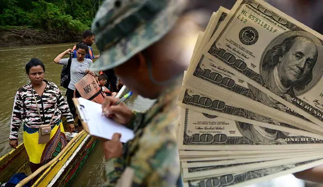 La selva del Darién se ha convertido en un corredor migratorio esencial, pero también peligroso, para quienes buscan llegar a Estados Unidos. Panamá implementa medidas estrictas contra la migración irregular. Foto: composición LR/ AFP