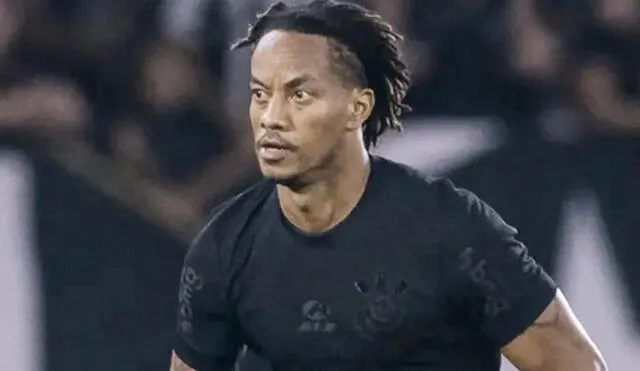 André Carrillo solo jugó el primer tiempo del partido en el Cilindro de Avellaneda. Foto: captura de DSports