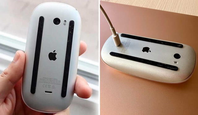 El nuevo Magic Mouse viene con un puerto USB-C. Foto: Simple Alpaca/Applesfera