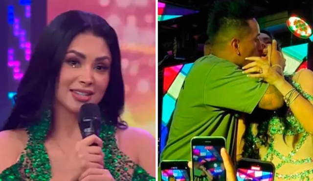 Luego de un inesperado beso con Christian Cueva en una discoteca, Pamela Franco ofreció sus primeras declaraciones. Foto: Composición LR/América/TikTok