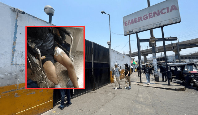 Heridos fueron trasladados al Hospital Dos de Mayo. Foto: Dayana Huerta - La República