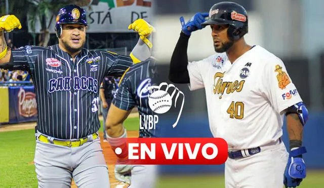 El juego de Leones del Caracas vs Tigres será el cuarto de la temporada entre ambos equipos. Foto: composición LR / LVBP