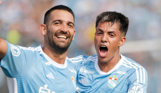 Martín Cauteruccio participó en 37 goles de Sporting Cristal por la Liga 1, mientras que Santiago González lo hizo en 38. Foto: Luis Jiménez/GLR