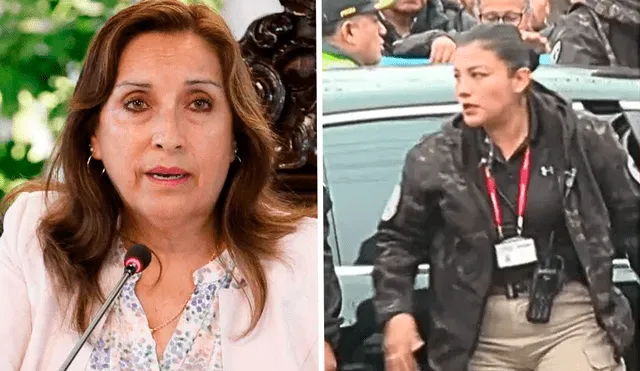 Milagros Kelly Vargas Castro estuvo como copiloto en el Cofre presidencial cuando Dina Boluarte fue al sur de Lima. Foto: composición LR