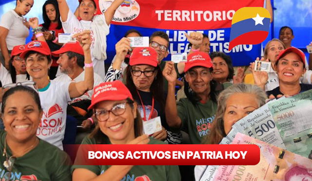 Revisa los Bonos Activos HOY y entérate cómo registrarte en el Sistema Patria. Foto: composición LR / Gobierno Bolivariano de Venezuela