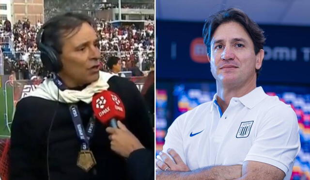 Fabián Bustos se convirtió en técnico de Universitario tras la salida de Jorge Fossati, quien agarró el buzo de la selección peruana. Foto: composición LR/captura/Alianza Lima