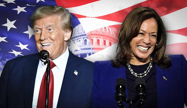 Donald Trump y Kamala Harris se enfrentarán el martes 5 de noviembre en las elecciones presidenciales en medio de ajustados resultados, según las más recientes encuestas. Foto: composición LR/AFP