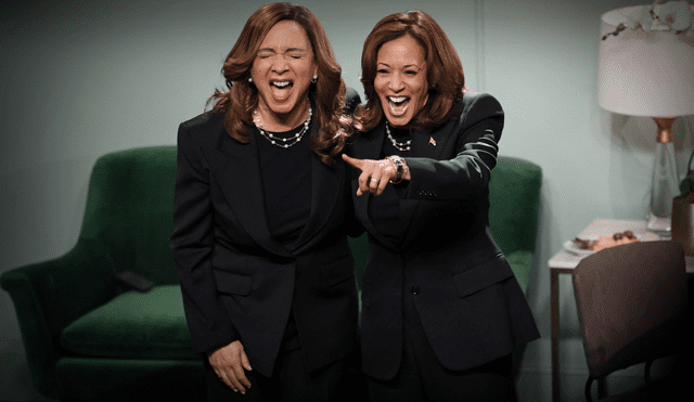 Kamala Harris apareció en el programa de SNL a dos días de las elecciones en Estados Unidos. Foto: AFP