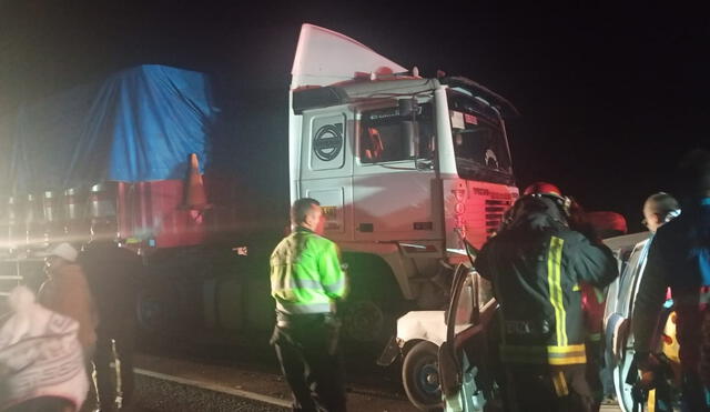 Policía investiga accidente en Tacna. Foto: Liz Ferrer/La República