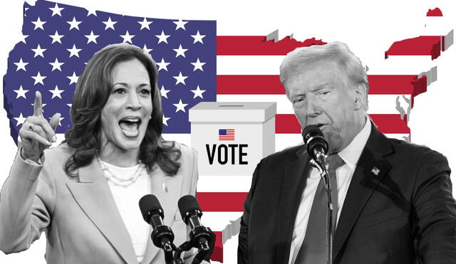 Donald Trump y Kamala Harris enfocan sus esfuerzos y recursos financieros en estos estados. Foto: composición LR/ AFP