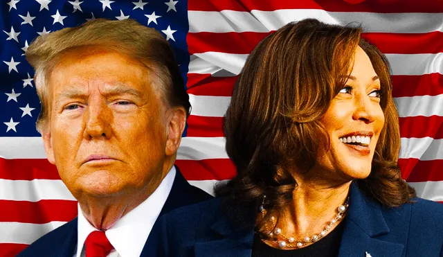 Los resultados finales de las elecciones en Estados Unidos genera la expectativa. La tensión aumentan con Kamala Harris y Donald Trump como las figuras en esta jornada. Foto: AFP/EFE