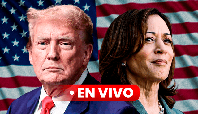 Sigue EN VIVO los resultados por las elecciones en Estados Unidos entre los candidatos Donald Trump y Kamala Harris. Foto: composición LR/AFP/Jazmin Ceras