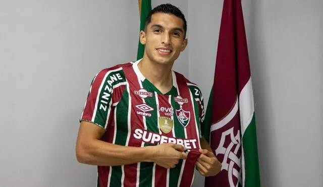 Kevin Serna tiene 2 goles en Fluminense en esta temporada 2024. Foto: difusión.