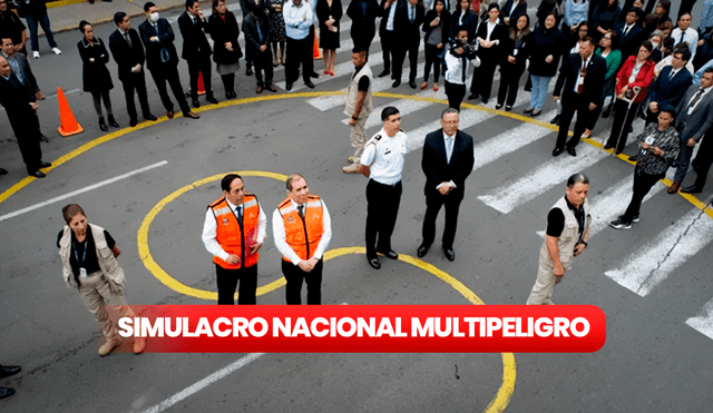 El Simulacro Nacional Multipeligro busca preparar a la población ante desastres naturales como sismos, tsunamis y lluvias intensas. Foto: Andina