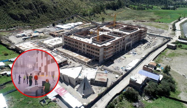 Pronis convocara a licitación la contratación de la empresa que se encargará de culminar la construcción del Hospital Regional “Zacarías Correa Valdivia” de Huancavelica. Foto: Pronis