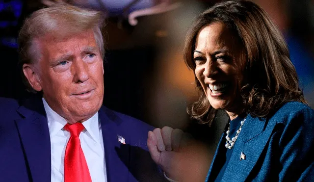 Kamala Harris y Donald Trump disputan un lugar en la Casa Blanca de Estados Unidos | Composición/Foto: La República