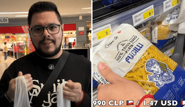 Venezolano se queda sorprendido por los elevados precios de los productos en el supermercado Wong. Foto: composición LR/Youtube