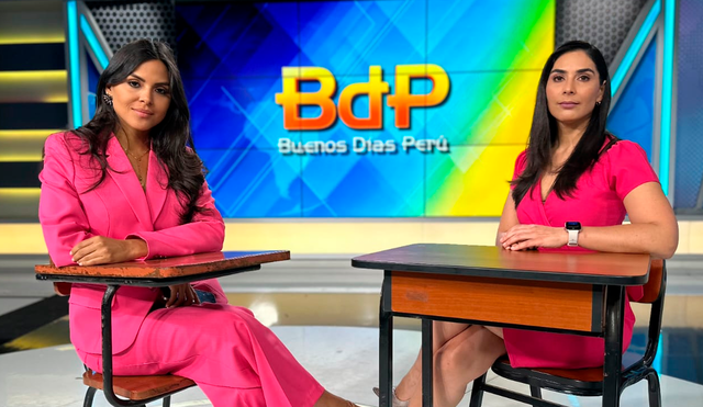 Pamela Acosta y Claudia Chiroque son las actuales conductoras de 'Buenos días, Perú'. Foto: difusión