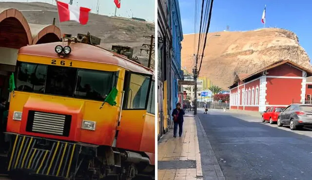 Tacna es la única región con servicio internacional ferroviario del Perú. Foto: composición LR/ @sahul.87/ TikTok