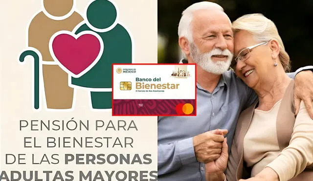 Esta pensión para adultos mayores en México se entrega a través de la tarjeta del Banco del Bienestar. Foto: composición LR/Banco Bienestar/México