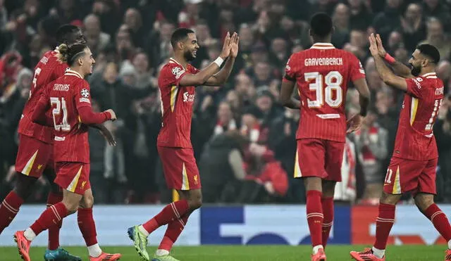 Liverpool sumó su cuarta victoria consecutiva en la UEFA Champions League. Foto: AFP