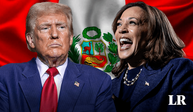 Donald Trump y Kamala Harris se enfrentan hoy en las elecciones generales de Estados Unidos. | Composición: Ariana Espinoza/La República