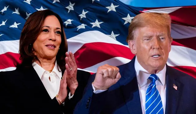 Sigue el conteo de los votos en las elecciones de Estados Unidos entre Donald Trump y Kamala Harris. Foto: composición LR/