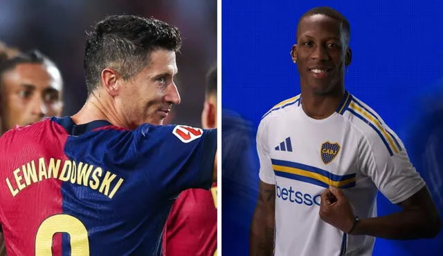 Lewandowski y Luis Advíncula jugarán con sus equipos este miércoles 6 de noviembre. Foto: AFP/Boca Juniors