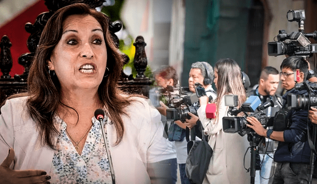 Dina Boluarte estuvo 106 días sin contestar a la prensa. Foto: disusión