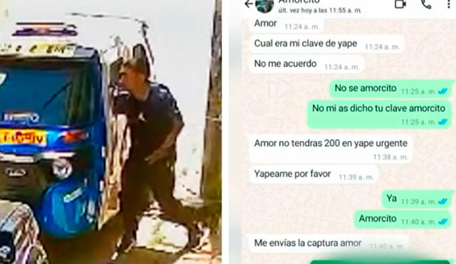 Se ha logrado la identificación del delincuente, gracias a las imágenes de las cámaras de videovigilancia. Foto: composición LR/captura Latina