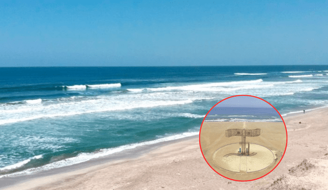 Esta playa abandonada, ubicada en Moquegua, fue cedida a Bolivia desde 1992. Foto: composición LR/BBC/Oannes Señor de las olas