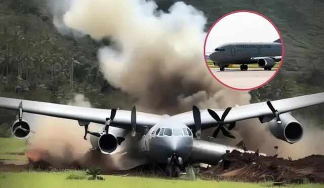 El Boeing 737-200 es una aeronave perteneciente a las Fuerzas Aérea del Perú. Foto: Composición LR / Google