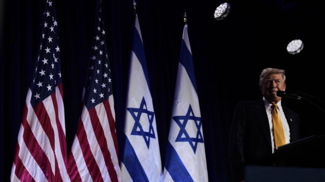 Donald Trump ha rechazado en diversas ocasiones los ataques de Palestina contra Israel: Foto: Composición LR/The New York Times