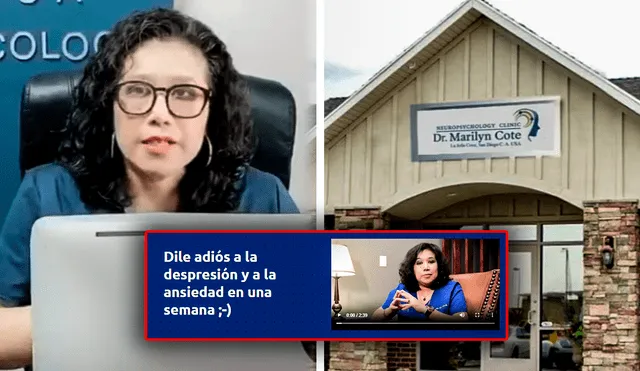 La controversia surgió cuando varios pacientes comenzaron a cuestionar la formación y credenciales de Marilyn Cote. Foto: Composición LR/Captura YouTube.