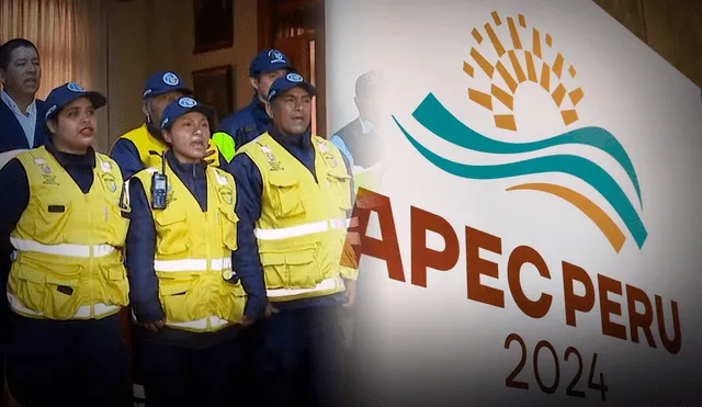 Serenos de Miraflores y San Isidro se capacitan para el Foro APEC 2024. Foto: Captura Latina/APEC