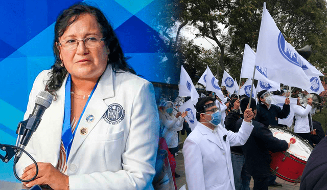 En diálogo con La República, la doctora Ivette Mendoza comentó sobre la huelga indefinidia que realizaría la Federación Médica del Perú. Foto: composición LR/FMP.