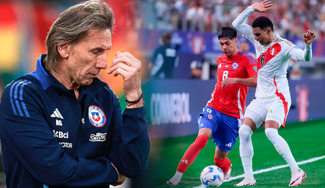 Ricardo Gareca perdió los 4 partidos que jugó con Chile en las Eliminatorias 2026. Foto: composición LR/Photosport