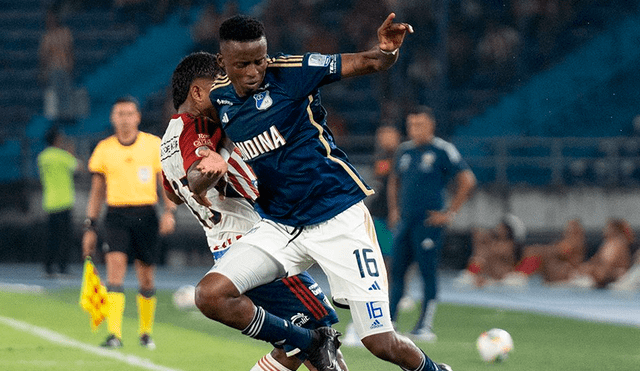 Junior y Millonarios jugaron en el Estadio Metropolitano Roberto Meléndez. Foto: Millonarios