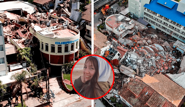 El trágico suceso ocurrió en la madrugada del 29 de octubre, cuando el Apart Hotel Dubrovnik se derrumbó, dejando a varias personas atrapadas. Foto: Composición LR/0221/Cronos.