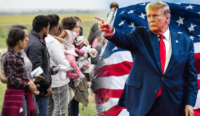 Donald Trump deportará a inmigrantes indocumentados en USA. Foto: composición LR/ EFE/ El País