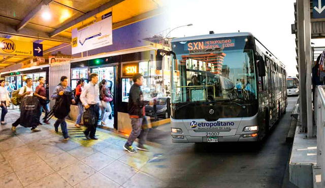 Súper Expreso Norte del Metropolitano, que ahora va desde la estación 22 de Agosto hasta la estación Central, busca disminuir los tiempos de viaje. Foto: composición LR/Andina