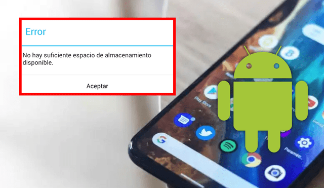 Con el uso constante de aplicaciones, fotos y archivos, es común que el espacio en tu smartphone se vea comprometido. Foto: Composición LR | El Androide Libre | Android.